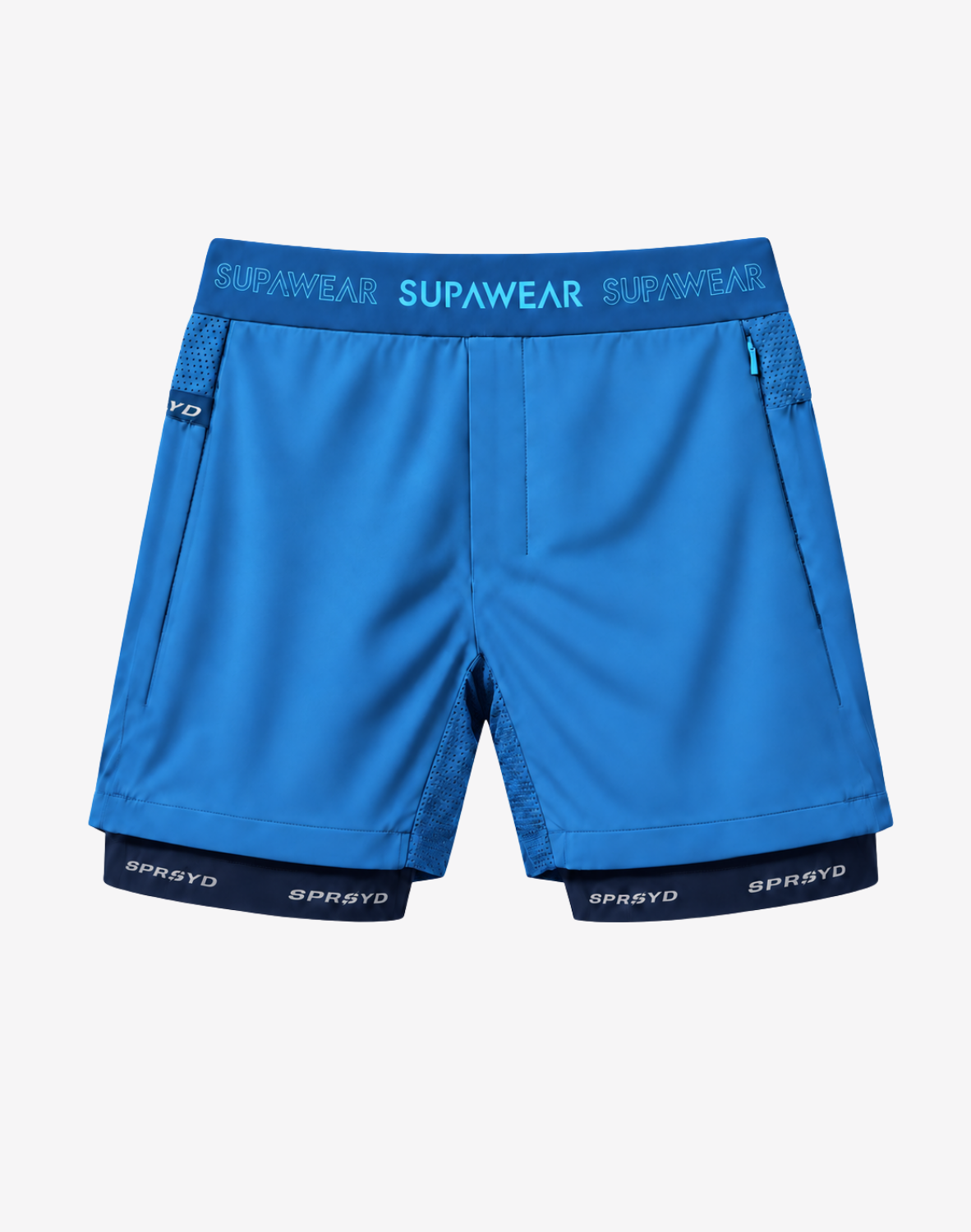 SPR Flex Shorts - Coral Blue