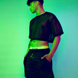 Neon Mesh Shorts - Black / Neon