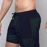 Neon Mesh Shorts - Black / Neon