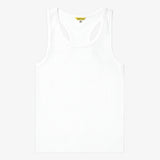 Ribbed Singlet - White