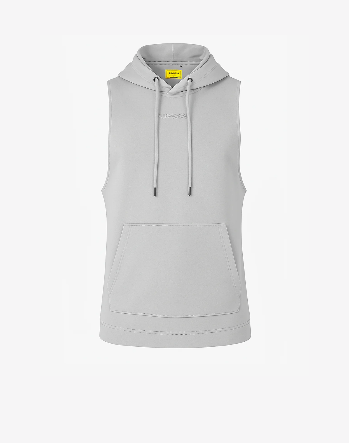 Sleeveless Hoodie - Grey