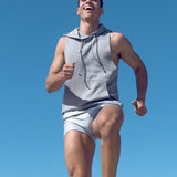 Sleeveless Hoodie - Grey