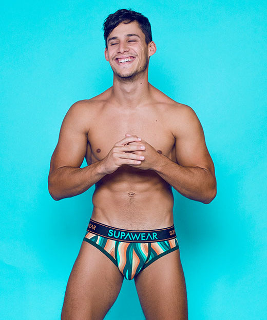 Sprint Brief Underwear - Woody Orange | SUPAWEAR | Underwear Briefs