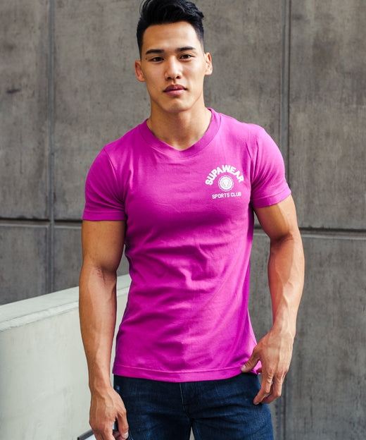 SPORTS CLUB T-Shirt - Grape | SUPAWEAR | T-Shirt
