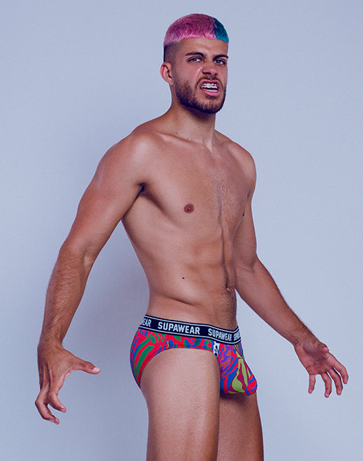 POW Brief Underwear - Crimson Beast | SUPAWEAR | Underwear Briefs