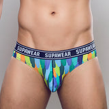 Pow Brief Underwear - Peacock | SUPAWEAR | Underwear Briefs