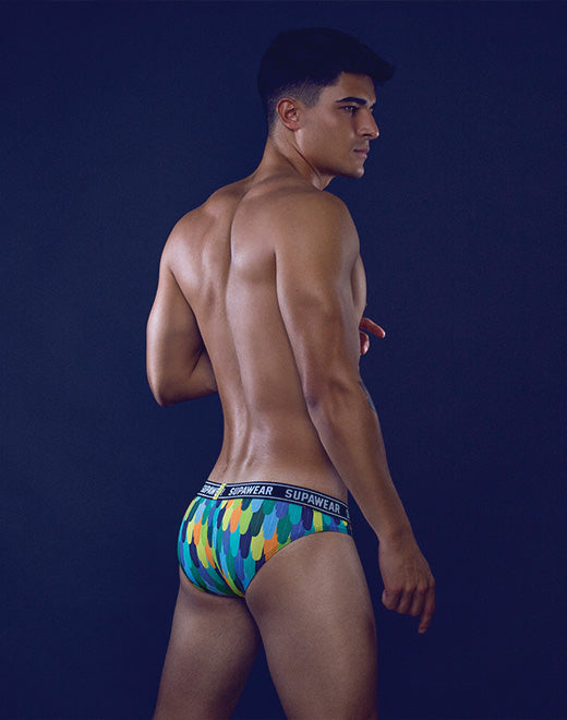 Pow Brief Underwear - Peacock | SUPAWEAR | Underwear Briefs