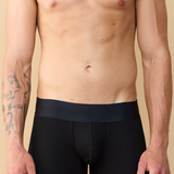Ribbed Trunk Underwear - Black