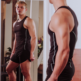 Semi-Squared Singlet - Black