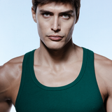 Ribbed Singlet - Emerald