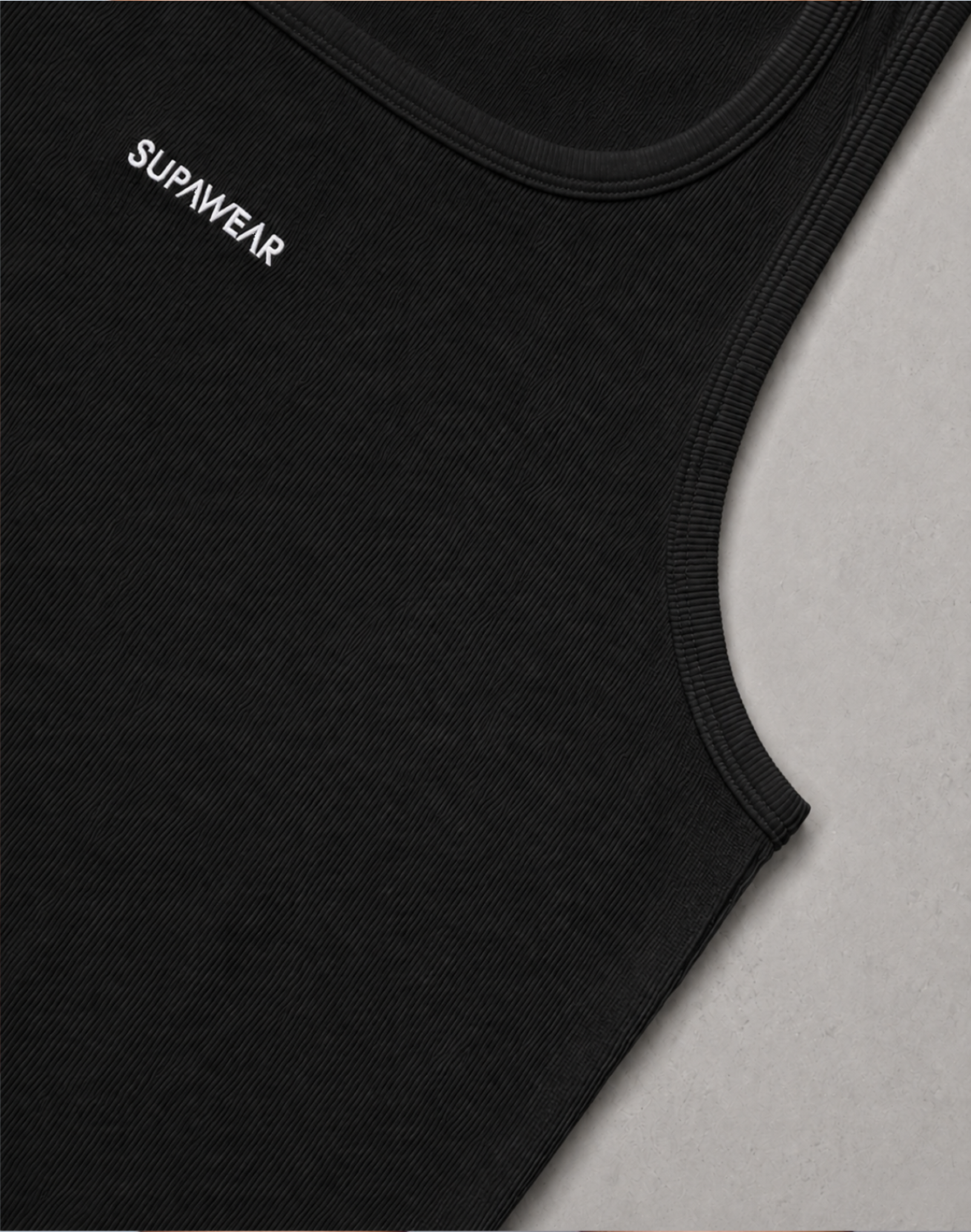 Semi-Squared Singlet - Black