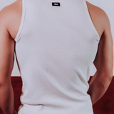 Semi-Squared Singlet - White