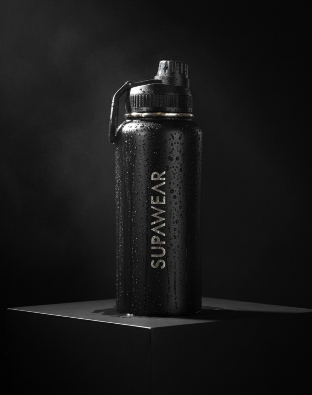 1L Water Bottle - Black