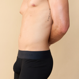 Ribbed Trunk Underwear - Black