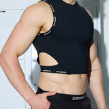 SPR Cropped Tank - Black