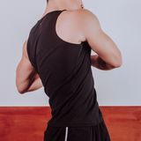 Semi-Squared Singlet - Black