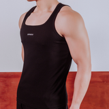 Semi-Squared Singlet - Black