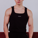 Semi-Squared Singlet - Black