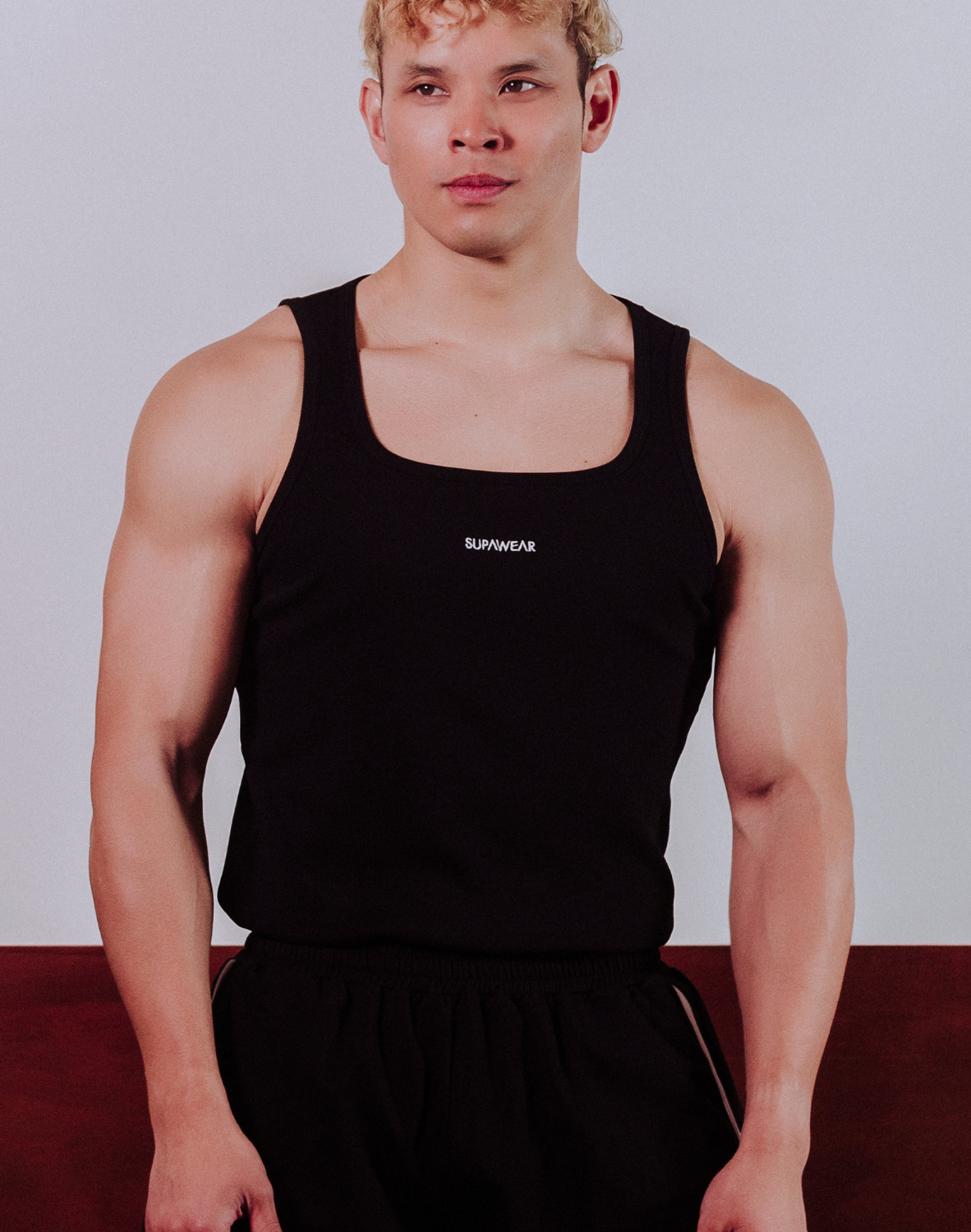 Semi-Squared Singlet - Black