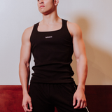 Semi-Squared Singlet - Black