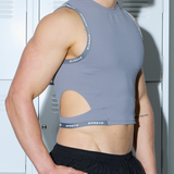 SPR Cropped Tank - Grey