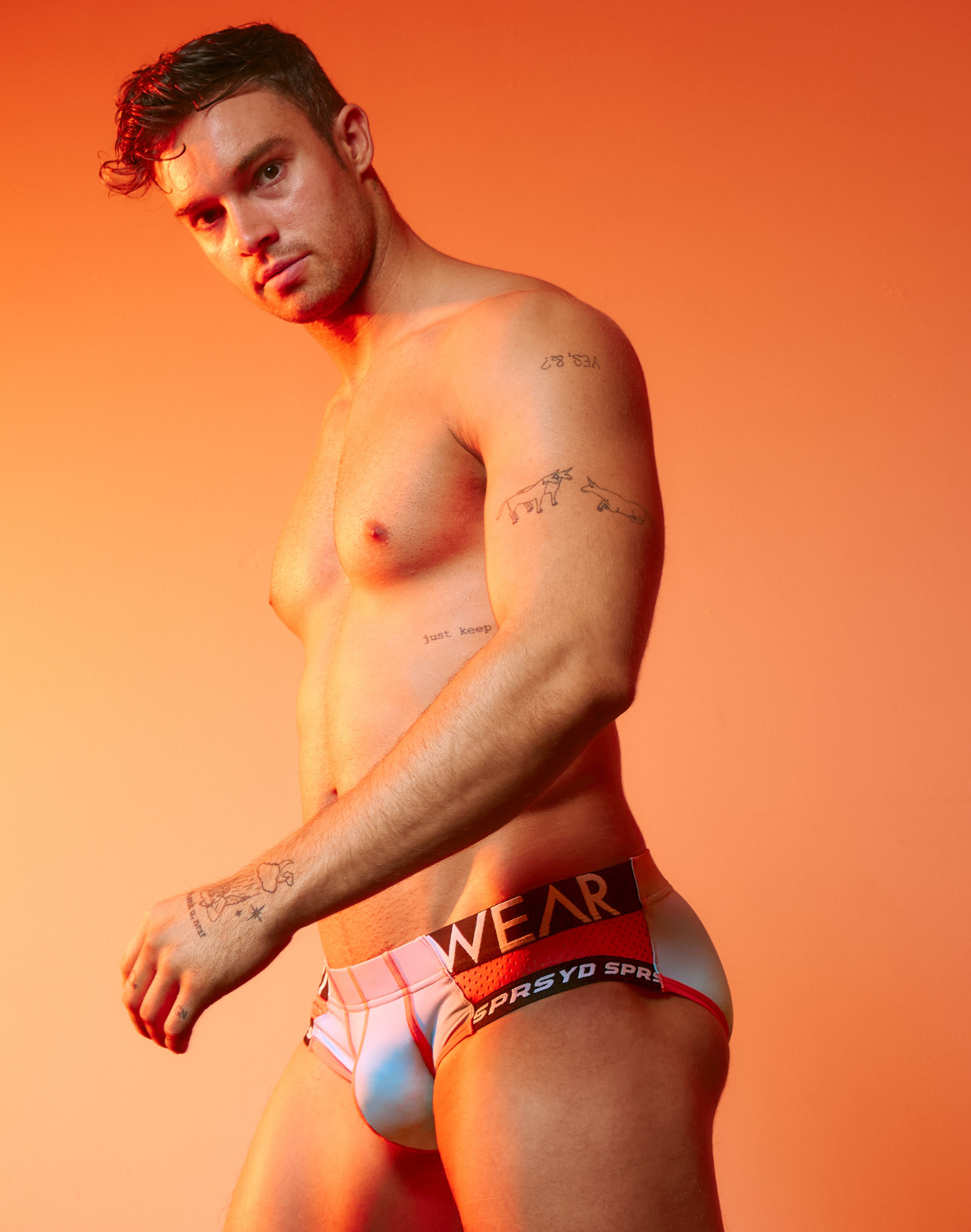 SPR Max Gradient Jockstrap Underwear - Rainbow