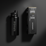 1L Water Bottle - Black