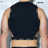 SPR Cropped Tank - Black