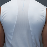 Gym2Street Half-Zip Vest - White