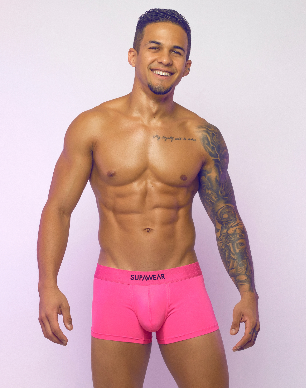 Neon Trunk Underwear - Neon Pink