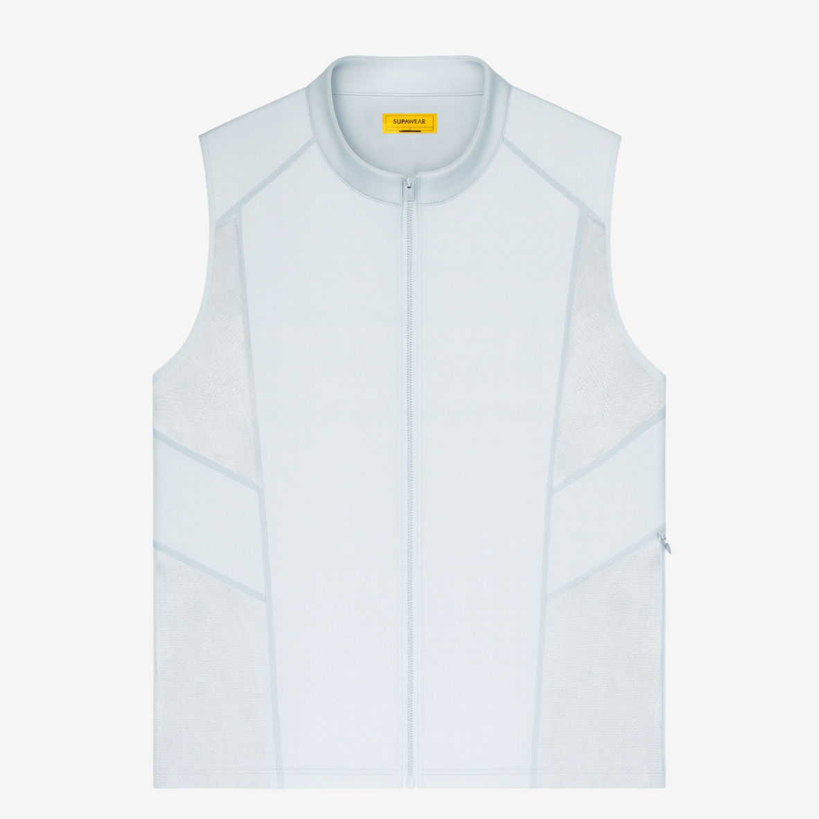Gym2Street Zip-up Vest - Grey