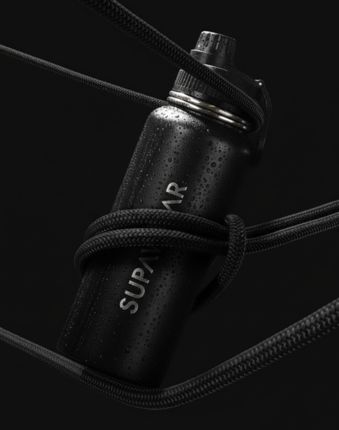 1L Water Bottle - Black