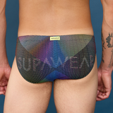 Printed Pride Hybrid Brief Underwear - Rainbow