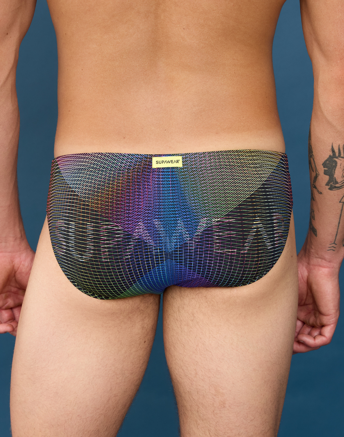 Printed Pride Hybrid Brief Underwear - Rainbow
