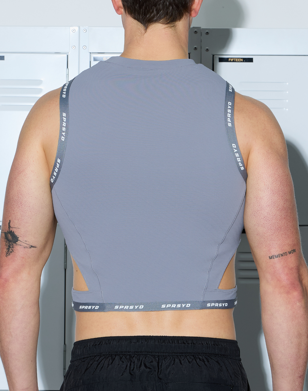 SPR Cropped Tank - Grey