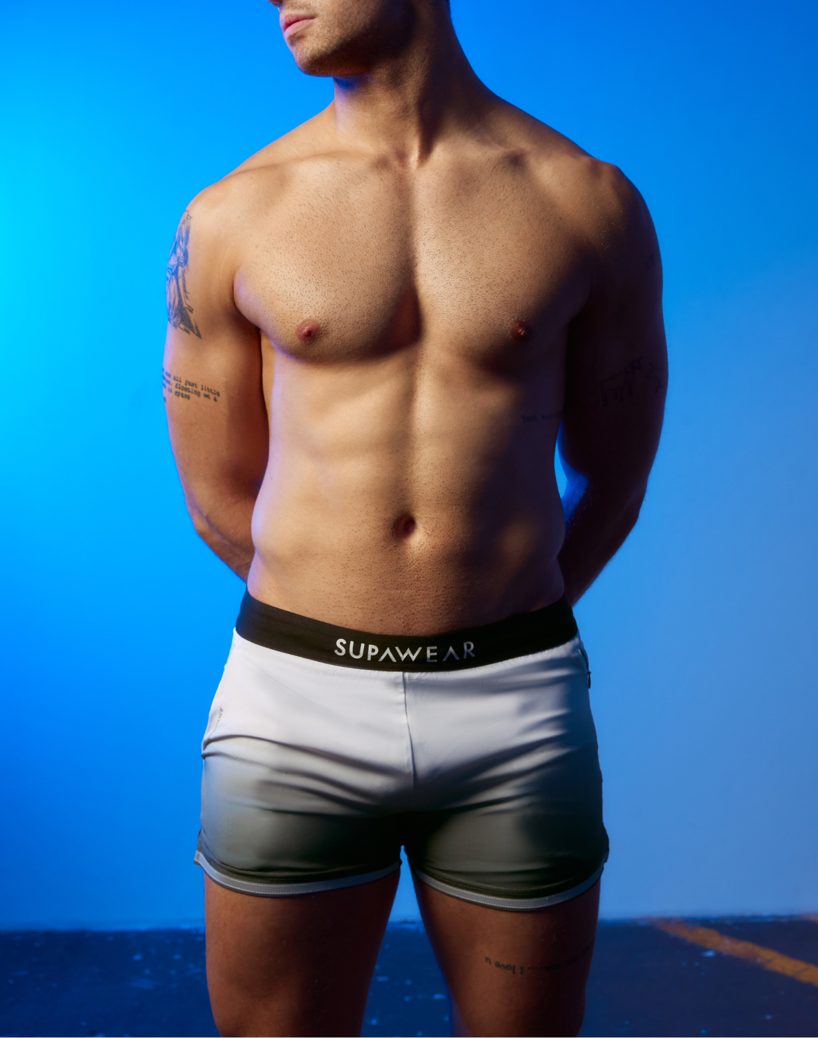 SPR Performance Shorts - Gradient Black/White