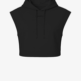 Cropped Hoodie - Black