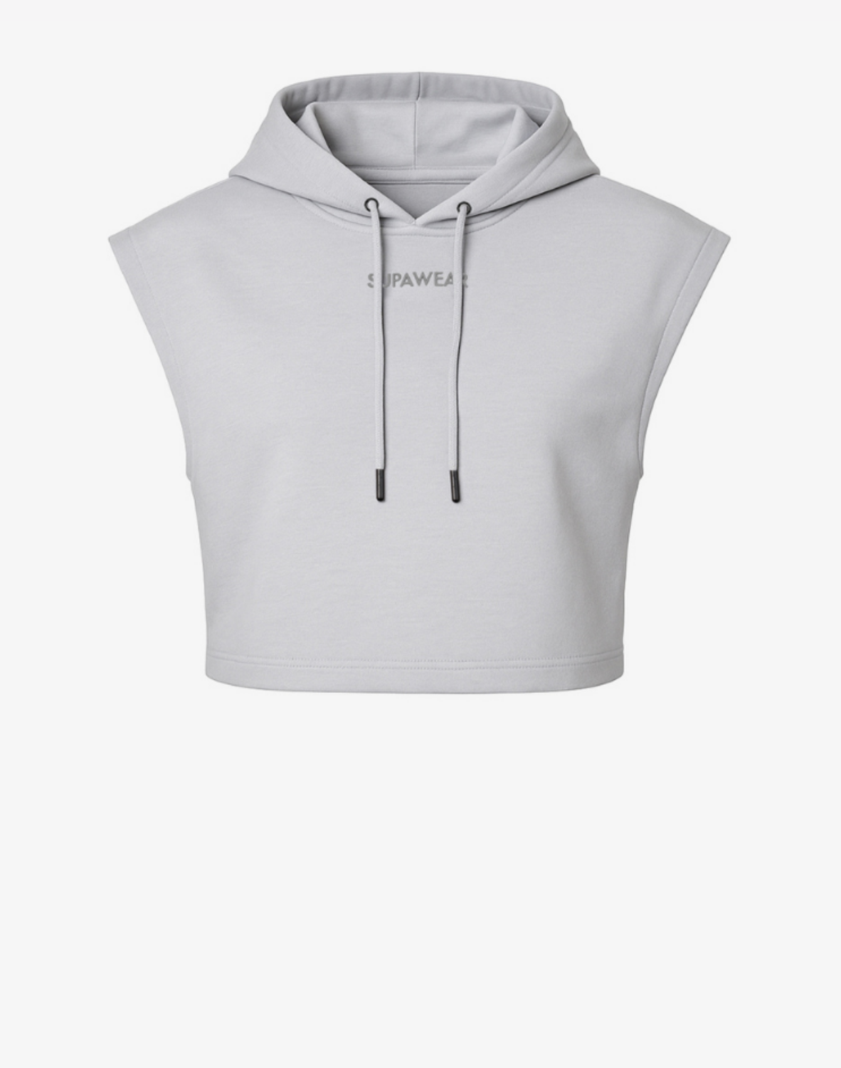 Cropped Hoodie - Grey