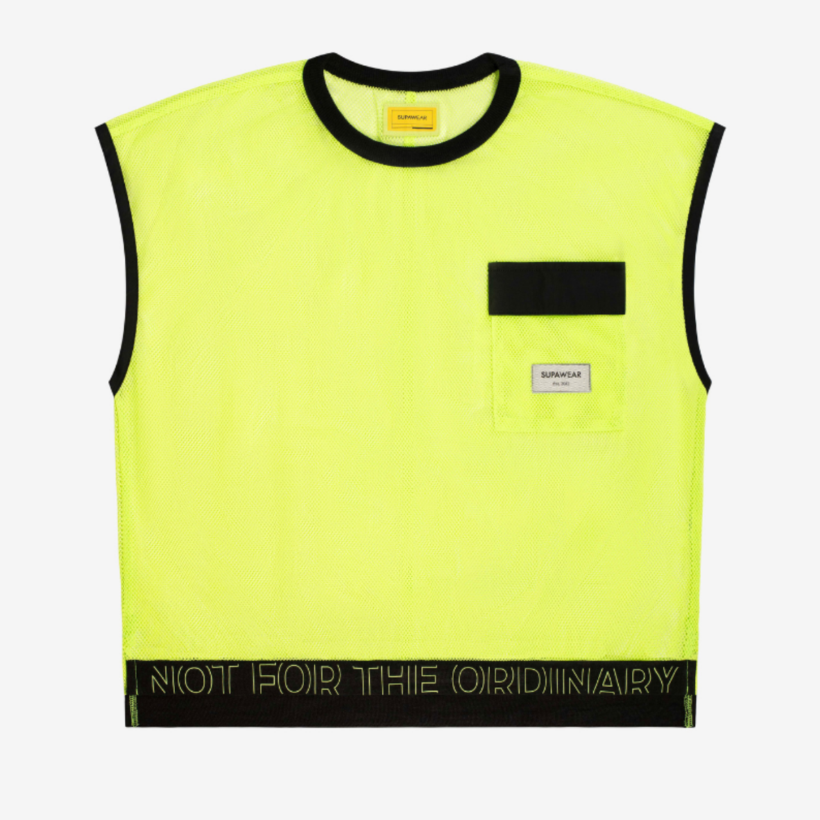 Neon Mesh Top