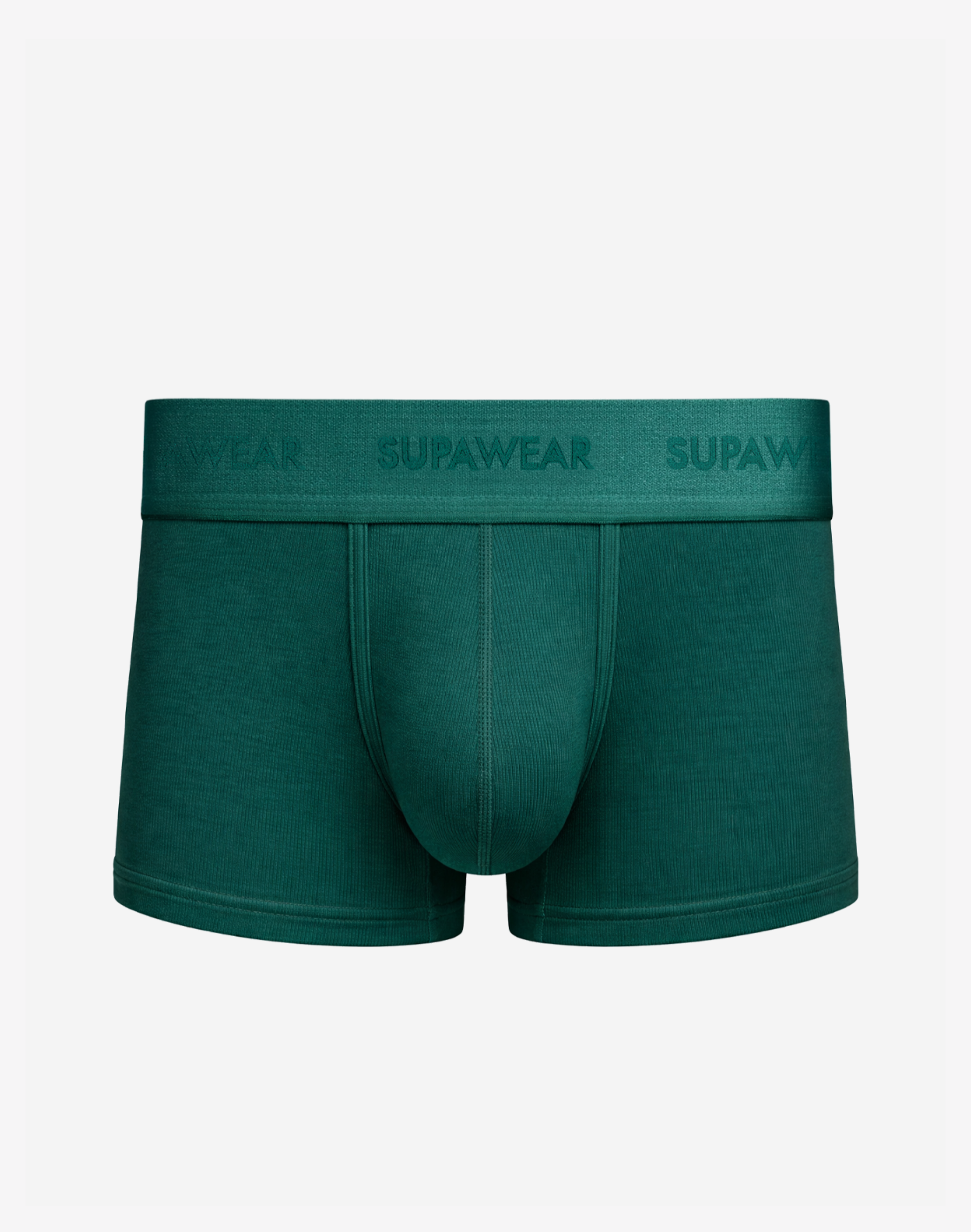 Ribbed Trunk Underwear - Emerald