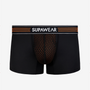 Neon Mesh Trunk Underwear - Neon Orange