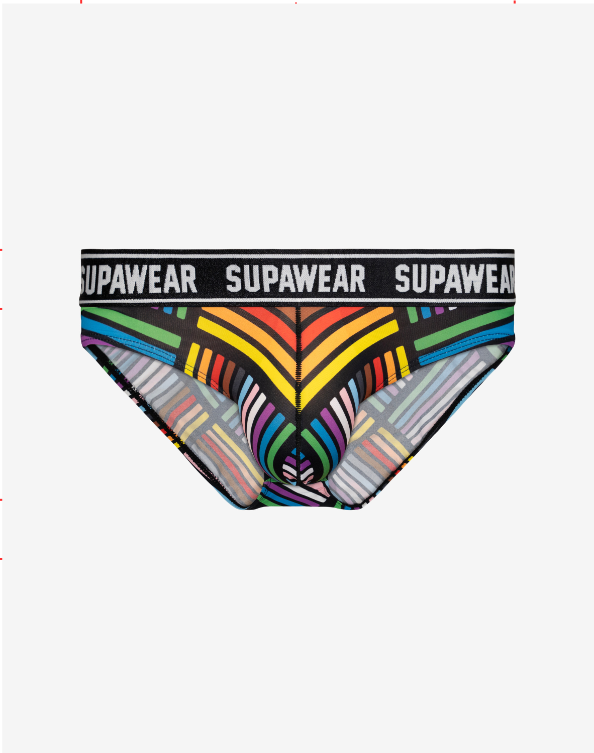 POW Pride Brief Underwear - Rainbow