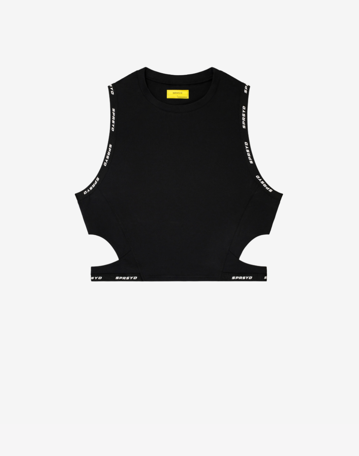 SPR Cropped Tank - Black