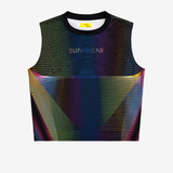Printed Pride Crop Tank - Rainbow