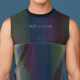 Printed Pride Crop Tank - Rainbow