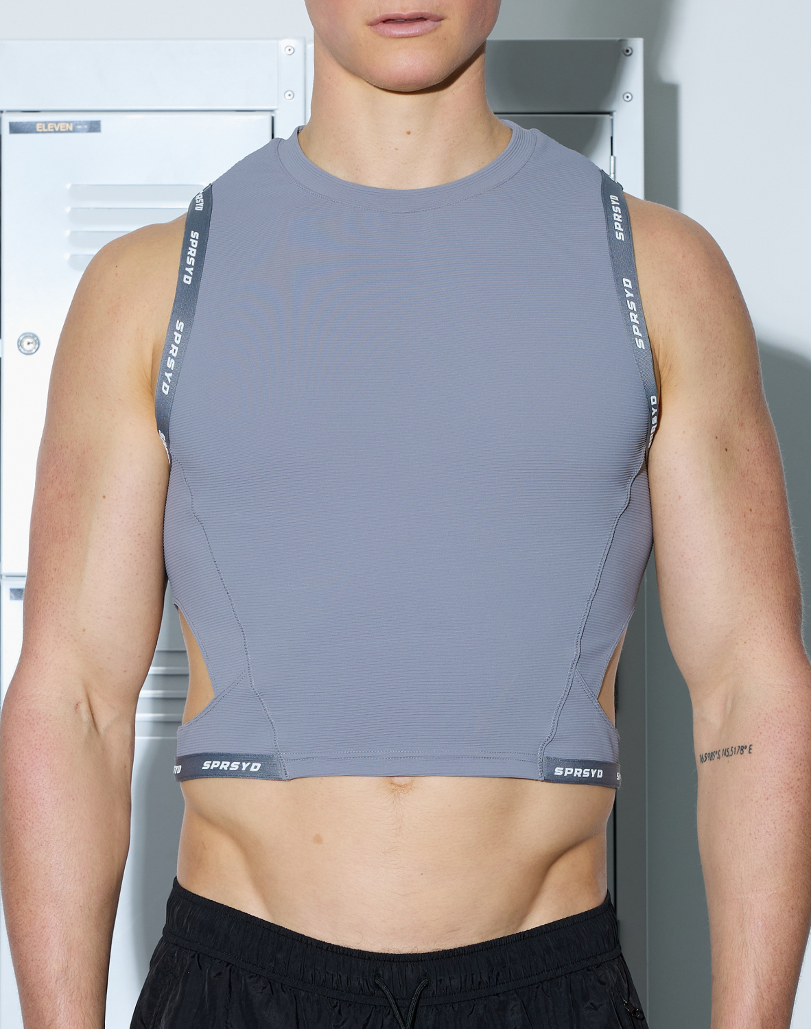 SPR Cropped Tank - Grey