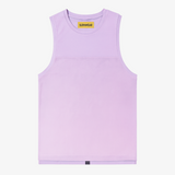 Solid & Mesh Tanktop - Purple Heather