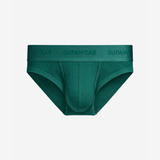 Ribbed Brief Underwear - Emerald