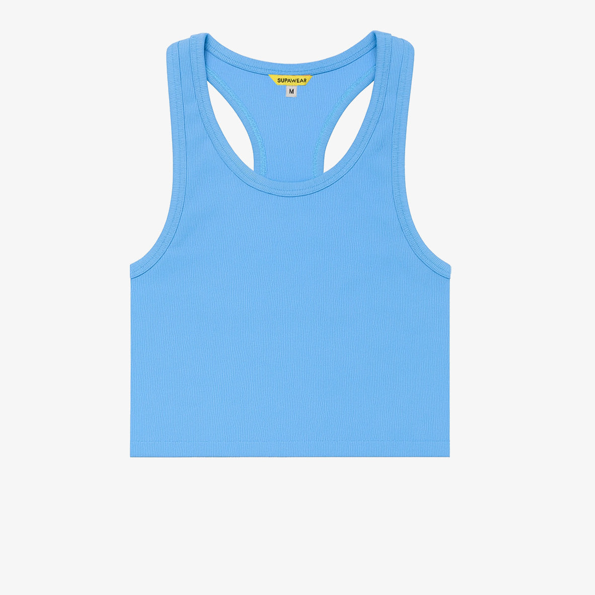 Ribbed Cropped Singlet - Marina