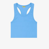 Ribbed Cropped Singlet - Marina
